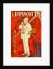 American poster for le Revue Lippincott's Magazine August by William L. Carqueville