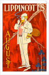American poster for le Revue Lippincott's Magazine August by William L. Carqueville