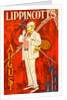 American poster for le Revue Lippincott's Magazine August by William L. Carqueville
