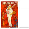 American poster for le Revue Lippincott's Magazine August by William L. Carqueville