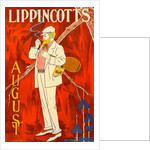 American poster for le Revue Lippincott's Magazine August by William L. Carqueville