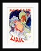 Poster for l'Alcazar d'Été, Lidia by Jules Chéret