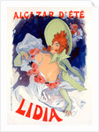 Poster for l'Alcazar d'Été, Lidia by Jules Chéret