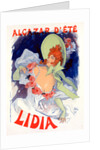 Poster for l'Alcazar d'Été, Lidia by Jules Chéret