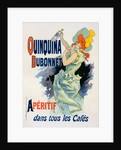 Poster for Quinquina Dubonnet, a sweet, aromatised wine–based aperitif by Jules Chéret