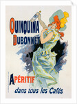 Poster for Quinquina Dubonnet, a sweet, aromatised wine–based aperitif by Jules Chéret