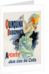 Poster for Quinquina Dubonnet, a sweet, aromatised wine–based aperitif by Jules Chéret