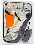Poster for le Jardin de Paris Jane Avril by Henri de Toulouse-Lautrec