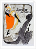 Poster for le Jardin de Paris Jane Avril by Henri de Toulouse-Lautrec