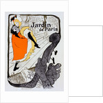 Poster for le Jardin de Paris Jane Avril by Henri de Toulouse-Lautrec