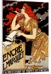 Poster for l' Encre Marquet by Eugène Grasset