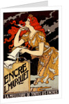 Poster for l' Encre Marquet by Eugène Grasset