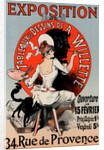 Poster for l'Exposition de Tableaux et Dessins de A. Willette by Jules Chéret