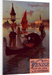 Poster for la Compagnie de l'Est: Venise. D'Alesi by F. Hugo