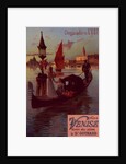 Poster for la Compagnie de l'Est: Venise. D'Alesi by F. Hugo