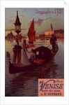 Poster for la Compagnie de l'Est: Venise. D'Alesi by F. Hugo