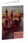 Poster for la Compagnie de l'Est: Venise. D'Alesi by F. Hugo