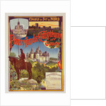 Poster for la Cie du Nord: Pierrefonds by Gustave Fraipont