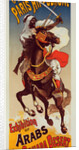 Poster for Paris-Hippodrome: Exhibition d'Arabes du Sahara by Jules Chéret