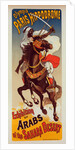 Poster for Paris-Hippodrome: Exhibition d'Arabes du Sahara by Jules Chéret