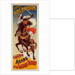 Poster for Paris-Hippodrome: Exhibition d'Arabes du Sahara by Jules Chéret