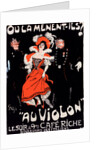 Poster for le Café Riche, Où la mènent-ils? Au Violon by Jules-Alexandre Grün