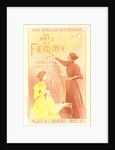 Poster for la deuxième Exposition des Arts de la Femme. Exhibition of art of the woman by Adolphe Étienne Auguste Moreau-Nélaton