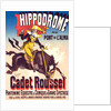 Poster for l'Hippodrome, Cadet Roussel. An equestrian spectacle at the Hippodrome, 1882 by Jules Chéret