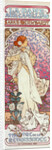 Poster for Théâtre de la Renaissance, la Dame aux Camélias, Sarah Bernhardt by Alphonse Mucha