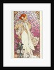 Poster for Théâtre de la Renaissance, la Dame aux Camélias, Sarah Bernhardt by Alphonse Mucha