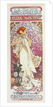 Poster for Théâtre de la Renaissance, la Dame aux Camélias, Sarah Bernhardt by Alphonse Mucha