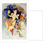 Poster La Comédie. crazy happiness by Jules Chéret