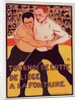 Belgium poster for Tournoi de Lutte, de Liege a la Fontaine by Armand Rassenfosse
