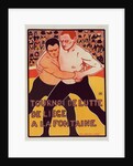 Belgium poster for Tournoi de Lutte, de Liege a la Fontaine by Armand Rassenfosse