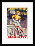 Poster for Théâtre de l'Ambigu, Gigolette by Albert Guillaume