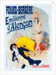 Poster for les Folies-Bergère, Émilienne d'Alençon by Jules Chéret