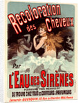 Poster for l' Eau de Sirènes by Jules Chéret