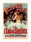 Poster for l' Eau de Sirènes by Jules Chéret