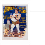 Poster for l' Extrait de viande Armour by Albert Guillaume