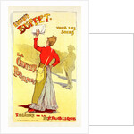 Poster for le Théâtre de la Renaissance, Eugénie Buffet, la chanteuse populaire by Léopold Stevens