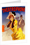 Poster for Théâtrophone by Jules Chéret