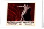 German poster for la revue illustrée mensuelle Deutsche-Kunst und Dekoration by Josef Rudolf Witzel