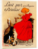 Poster for Lait pur stérilisé de la Vingeanne by Théophile Alexandre Steinlen