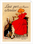 Poster for Lait pur stérilisé de la Vingeanne by Théophile Alexandre Steinlen