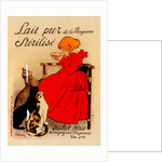 Poster for Lait pur stérilisé de la Vingeanne by Théophile Alexandre Steinlen