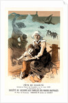 Poster for une fête de charité au bénéfice de la Société de Secours aux Familles des Marins naufragés by Jules Chéret