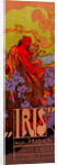 Italian poster for l'opéra-comique Iris by Adolf Hohenstein