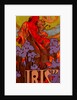Italian poster for l'opéra-comique Iris by Adolf Hohenstein