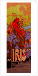 Italian poster for l'opéra-comique Iris by Adolf Hohenstein