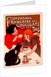 Poster for Chocolat de la Compagnie Française by Théophile Alexandre Steinlen